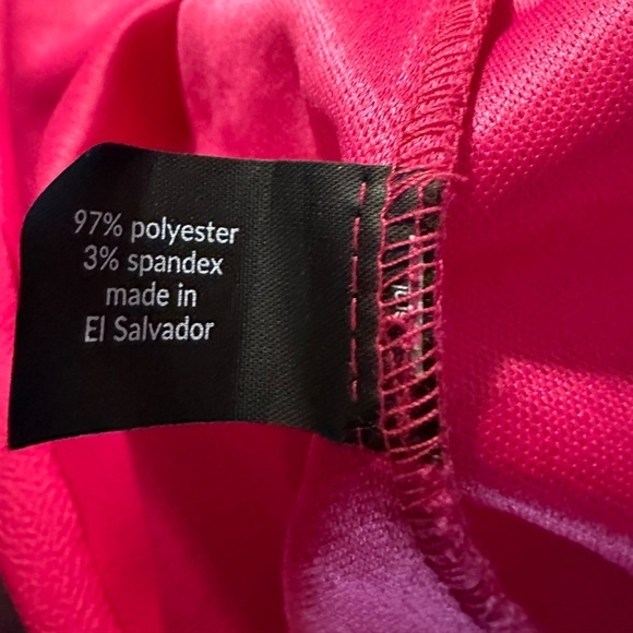 Lane Bryant Hot Pink Blouse Shirt with Ruffle Bell Sleeves Size 22/24 - Picture 6 of 9